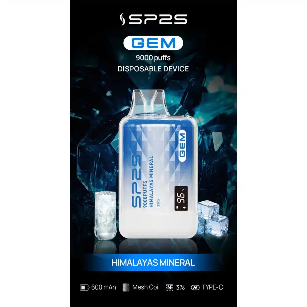 SP2S GEM9000口拋棄式電子煙|高清顯示屏|持久煙感|精緻設計 SP2S GEM9000口拋棄式電子煙|高清顯示屏|持久煙感|精緻設計:圖片 11